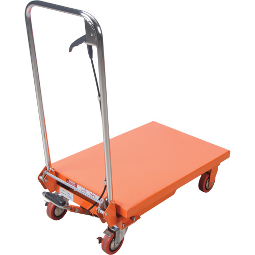 Hydraulic Scissor Lift Table, 27-1/2" L x 17-3/4" W, Steel, 330 lbs. Capacity NTL Industrial