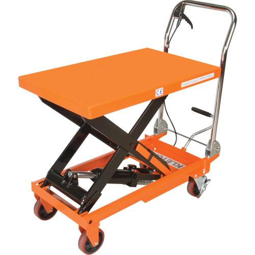 Hydraulic Scissor Lift Table, 32" L x 19-3/4" W, Steel, 1100 lbs. Capacity NTL Industrial