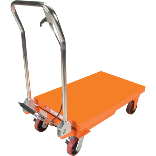 Hydraulic Scissor Lift Table, 32" L x 19-3/4" W, Steel, 1100 lbs. Capacity NTL Industrial