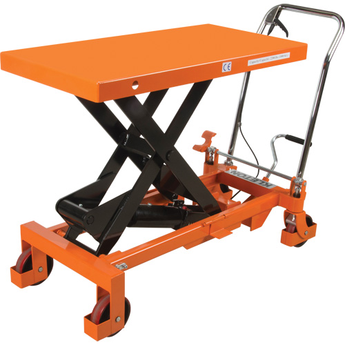 Hydraulic Scissor Lift Table, 40" L x 20 " W, Steel, 2200 lbs. Capacity NTL Industrial