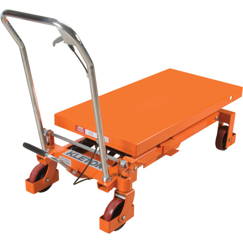 Hydraulic Scissor Lift Table, 40" L x 20 " W, Steel, 2200 lbs. Capacity NTL Industrial