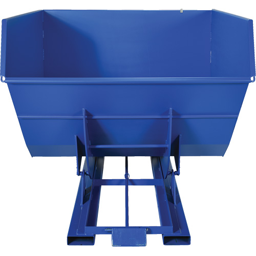 Conteneur autobasculeur, Acier, 4 vg³, Bleu NTL Industrial