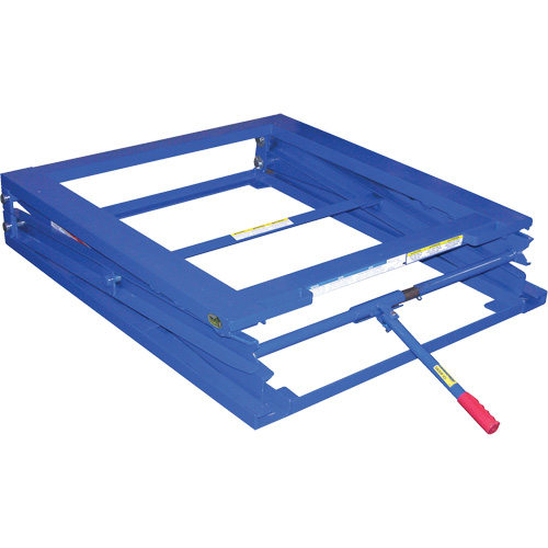 Support de palette ajustable, 42-1/2" lo x 40" la, Capacit&eacute; 5000 lb NTL Industrial