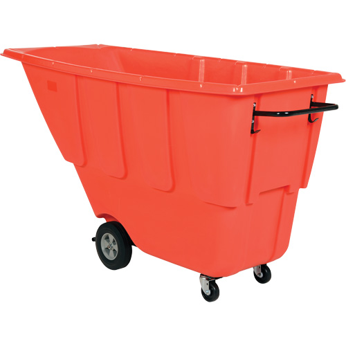 Tilt Truck, Polyethylene, 0.5 cu. yd., 450 lbs. Load Capacity NTL Industrial