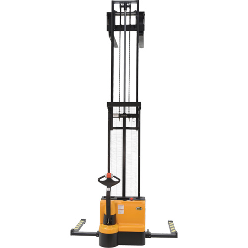 Double Mast Stacker, Electric Operated, 2200 lbs. Capacity, 150" Max Lift NTL Industrial
