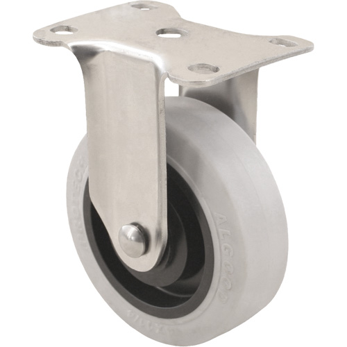 2309 Caster, Rigid, 5" (127 mm), Envirothane Grey, 350 lbs. (158.8 kg.) NTL Industrial
