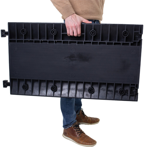 Protecteur de c&acirc;ble droit robuste Powerhouse, 5 canaux, 36" lo x 19,75" la x 2,25" h NTL Industrial
