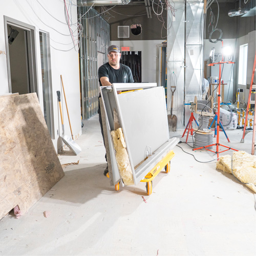 3000 Series Wall Hauler Drywall Cart NTL Industrial