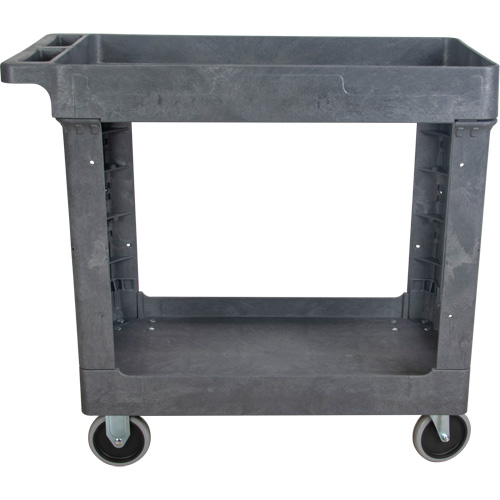 Utility Service Cart, 2 Tiers, 16-1/2" x 32-1/2" x 34-1/2", 550 lbs. Capacity NTL Industrial