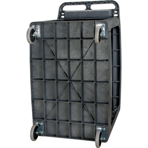 Flat-Shelf Utility Service Cart, 2 Tiers, 25-1/4" x 32-1/4" x 44", 550 lbs. Capacity NTL Industrial