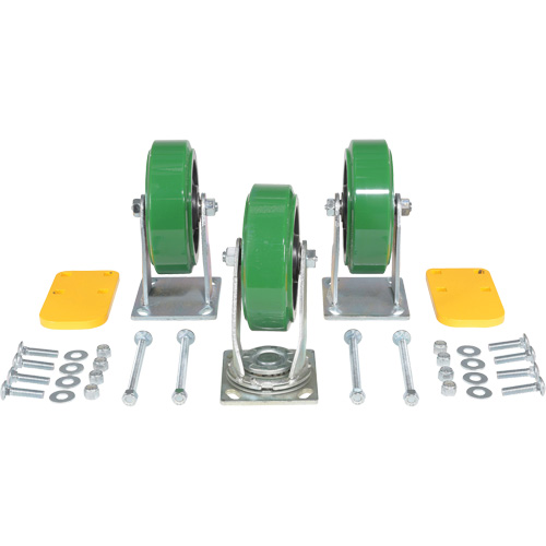 H Series Self-Dumping Hopper Caster Kit NTL Industrial