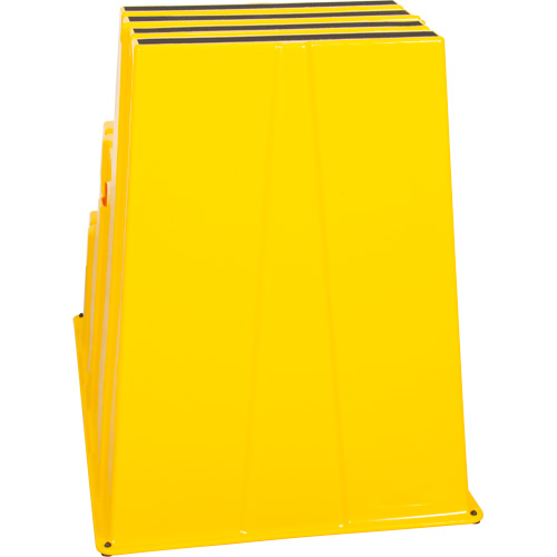 Escabeau industriel, 3 marches, 34-13/16" x 22-7/16" x Hauteur 28-1/2" NTL Industrial