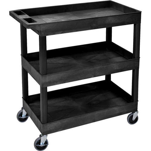 Tub Cart, 3 Tiers, 35-1/4" x 36-1/4" x 18", 300 lbs. Capacity NTL Industrial