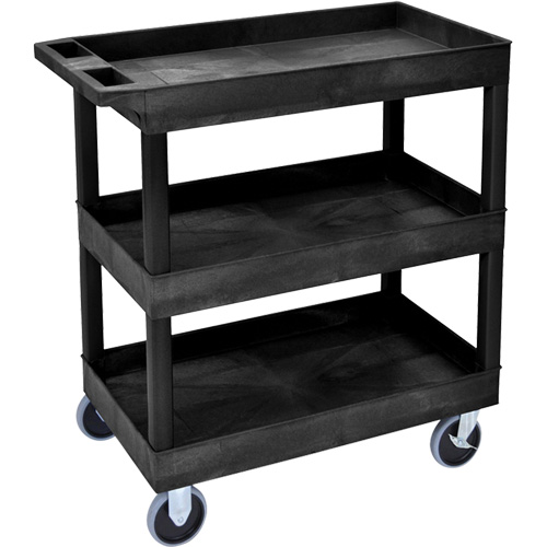 Tub Cart, 3 Tiers, 35-1/4" x 37-1/4" x 18", 375 lbs. Capacity NTL Industrial