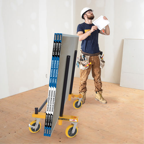 Chariot de transport H de cloison s&egrave;che Buildman NTL Industrial