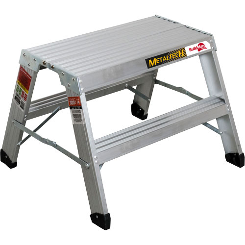 Portable Work-Stand Saw Horse, Aluminum Frame, 12-1/4" D x 24" H NTL Industrial