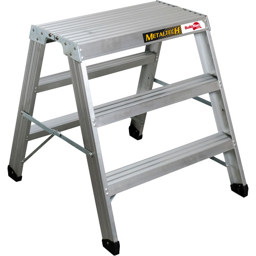 Portable Work-Stand Saw Horse, Aluminum Frame, 12-1/4" D x 36" H NTL Industrial