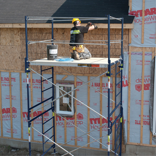 Tour d'&eacute;chafaudage compl&egrave;te avec roulettes, 69-1/2" p x 178" h NTL Industrial