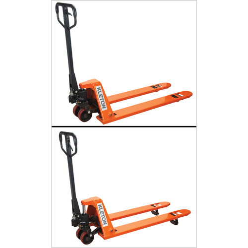 Low Profile Hydraulic Pallet Trucks, 48" L x 20.5" W, 3300 lbs. Cap. NTL Industrial
