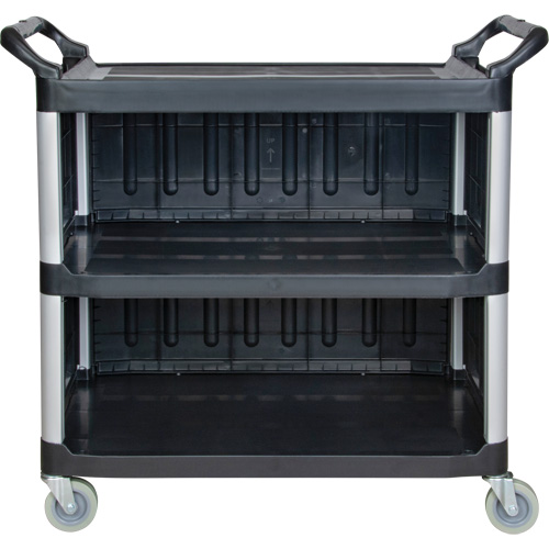 Chariot utilitaire, 3 tiers, 19-3/4" x 37-1/2" x 40-1/4", Capacit&eacute; 250 lb NTL Industrial