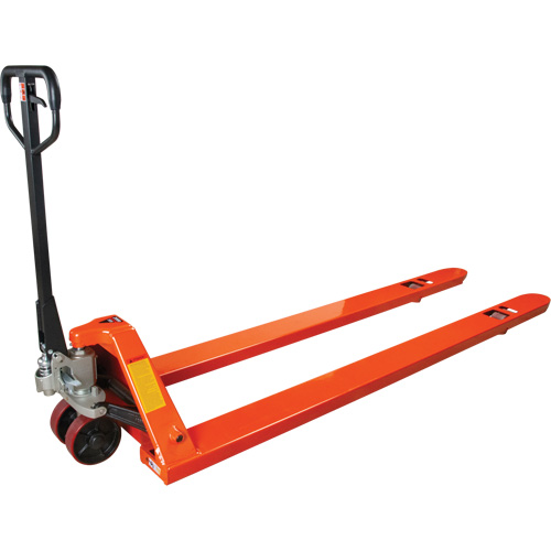 8' Long Fork Hydraulic Pallet Trucks, 96" L x 27" W, 4400 lbs. Capacity NTL Industrial