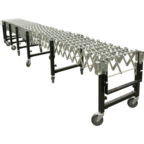 Convoyeur extensible, 23" la x 24' lo, Capacit&eacute; de 200 lb par pi lin. NTL Industrial