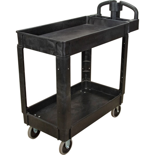 Chariot utilitaire, 2 tiers, 17-1/8" x 33-1/2" x 37-5/8", Capacit&eacute; 550 lb NTL Industrial