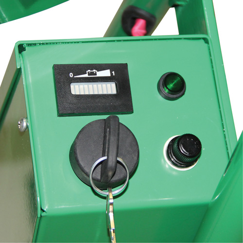 Powered Drum Hand Truck with Pneumatic Wheels NTL Industrial