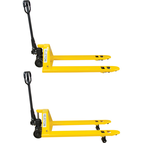 Transpalette &agrave; roues en acier, Acier, 48" lo x 27" la, Capacit&eacute; 5500 lb NTL Industrial
