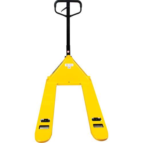 Transpalette &agrave; roues en acier, Acier, 48" lo x 27" la, Capacit&eacute; 5500 lb NTL Industrial
