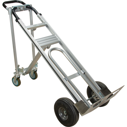 3-in-1 Convertible Hand Truck, Aluminum, 600 lbs. Capacity NTL Industrial