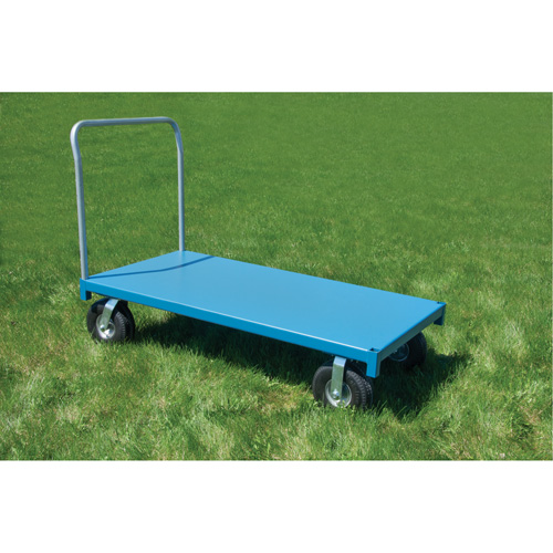 Heavy-Duty Platform Truck, 48" L x 24" W, 1200 lbs. Capacity, Flat Free Casters NTL Industrial