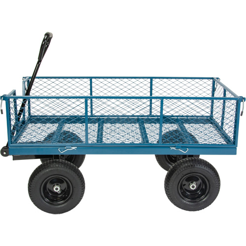 Wagon with Drop Sides, 24" W x 48" L, 800 lbs. Capacity NTL Industrial