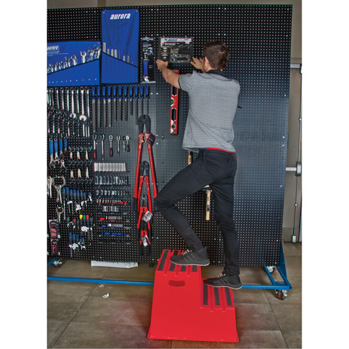 Industrial Step Stool, 2 Steps, 26" x 22-7/16" x 19-11/16" High NTL Industrial