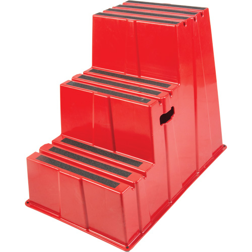 Escabeau industriel, 3 marches, 34-13/16" x 22-7/16" x Hauteur 28-1/2" NTL Industrial