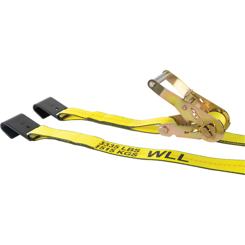 Tendeur d'arrimage pour treuil, Crochet plat, 2" , 30' , Charge d'utilisation max. 3335 lb (1512 kg) NTL Industrial
