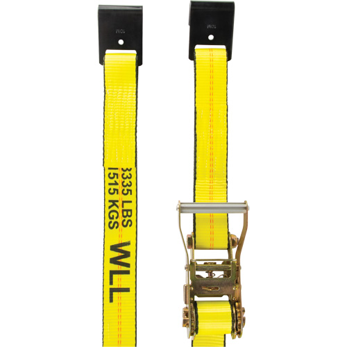 Tendeur d'arrimage pour treuil, Crochet plat, 2" , 30' , Charge d'utilisation max. 3335 lb (1512 kg) NTL Industrial