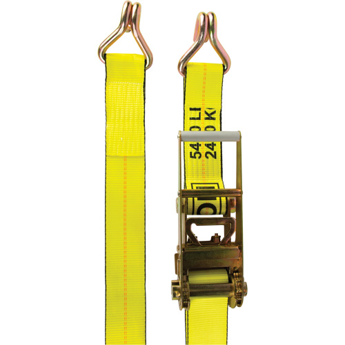 Tendeur d'arrimage pour treuil, Crochet en J, 3" , 30' , Charge d'utilisation max. 5400 lb (2449 kg) NTL Industrial