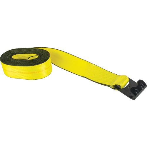 Tendeur d'arrimage logistique, Crochet plat, 30' , 3" , Charge d'utilisation max. 5400 lb (2449 kg) NTL Industrial