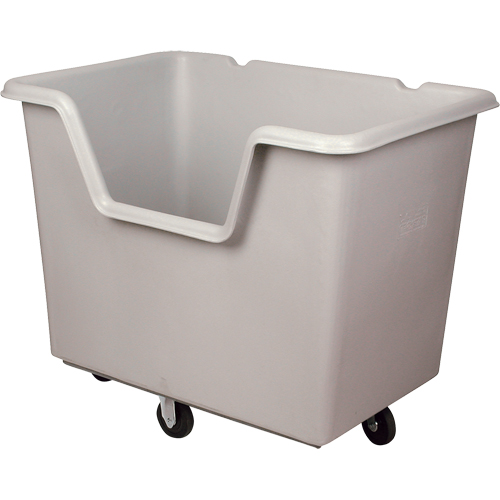 Starcart Easy-Access Box Truck, Polyethylene, 46" L x 31" W x 49" H, 24 cu. ft. Volume, 900 lbs. Capacity NTL Industrial