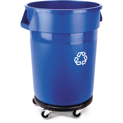 Contenant de collecte des d&eacute;chets recyclable Brute, Vrac, Plastique, 32 gal. US NTL Industrial