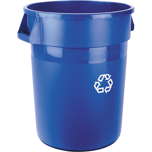 Contenant de collecte des d&eacute;chets recyclable Brute, Vrac, Plastique, 32 gal. US NTL Industrial