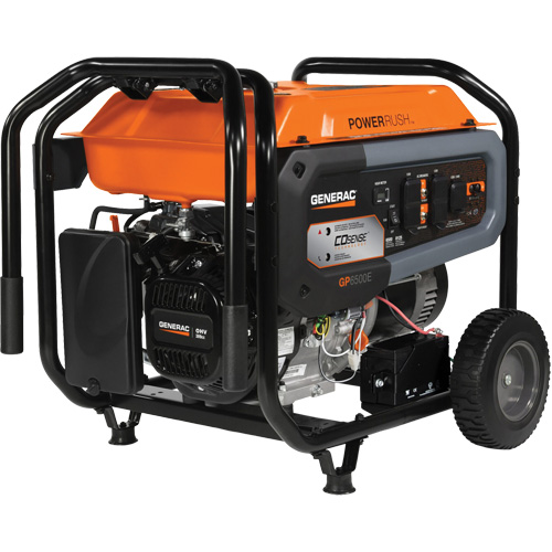 Portable Generator with COsense&reg; Technology, 8125 W Surge, 6500 W Rated, 120 V/240 V, 7.9 gal. Tank NTL Industrial