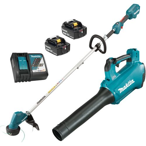 18V LXT Brushless Line Trimmer & Turbo Blower Combo Kit, 13", Battery Powered, 18 V NTL Industrial