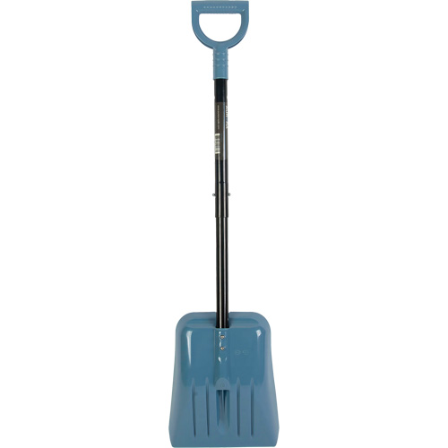 Collapsible Snow Shovel, Polypropylene Blade, 10" Wide, Straight Handle NTL Industrial