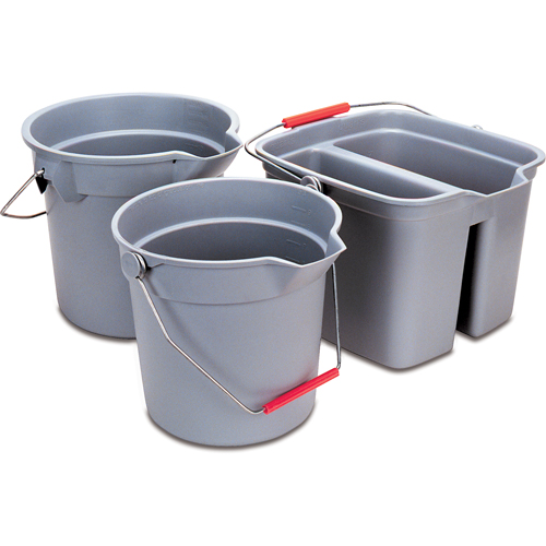 Brute&reg; Bucket, 3.5 US Gal. (14 qt.) Capacity, Grey NTL Industrial