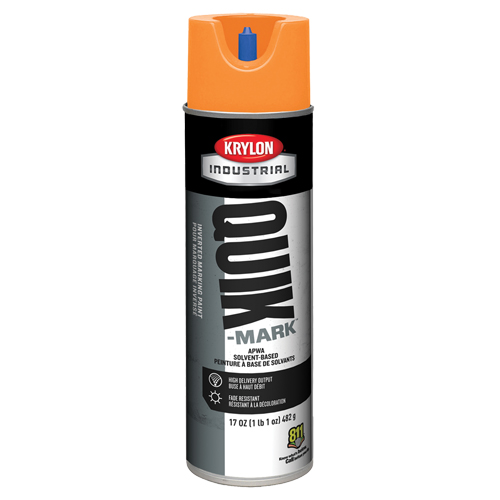 Peinture de marquage industrielle invers&eacute;e &agrave; base de solvant Quik-Mark, 17 oz, Canette a&eacute;rosol NTL Industrial