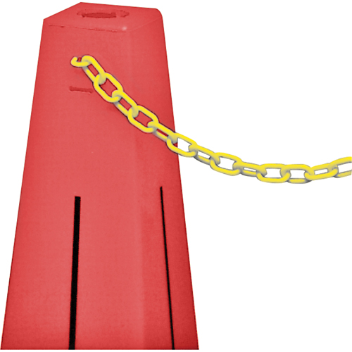 Traffic Cones - Accessories, Yellow, 2" Link, 20' Length NTL Industrial