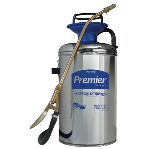 Premier Series Pro Sprayer, 2 gal. (7.6 L), Stainless Steel, 12" Wand NTL Industrial