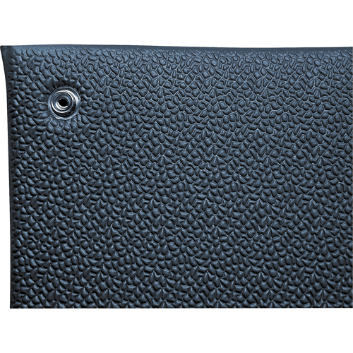 Comfort-King Anti-Static Matting, 6' W x 60' L x 3/8" T, Pebbled, Blue NTL Industrial